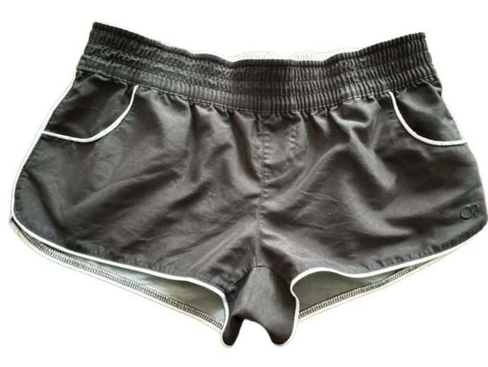 Vintage OP “Ocean Pacific” Athletic Short Shorts Size S 3-5 Black White